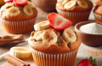 Elevate Your Mornings: DASH Diet's Finest Banana Strawberry Muffins