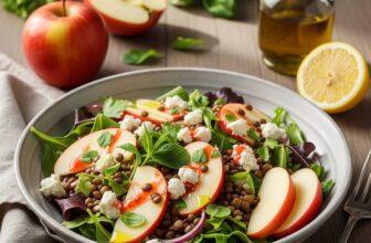 Lower Blood Pressure with This Mediterranean Lentil & Apple Salad