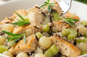 Easy Low-Sodium Baked Chicken and Wild Rice – A Heart-Healthy Recipe