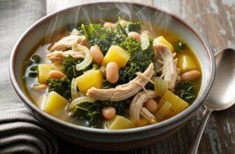 Best Low Sodium Chicken Soup with Kale – A Comforting DASH Diet Recipe