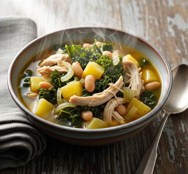 Best Low Sodium Chicken Soup with Kale – A Comforting DASH Diet Recipe