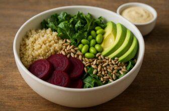 Easy DASH Diet Vegan Grain Bowls for a Low Sodium Lunch