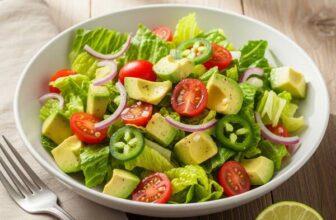 Easy Low Sodium Avocado Salad – DASH Diet Approved!