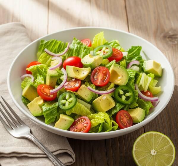 Easy Low Sodium Avocado Salad – DASH Diet Approved!