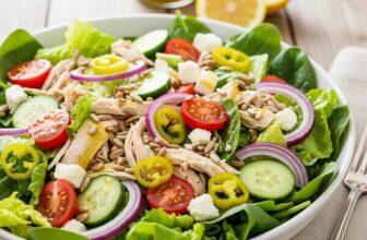 Low Sodium Chicken Salad Bowl – Fresh, Filling & DASH Diet Approved