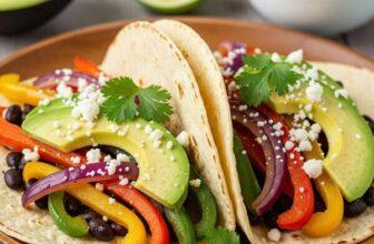 Low Sodium Vegetarian Fajitas (DASH Diet Approved & Flavor-Packed!)