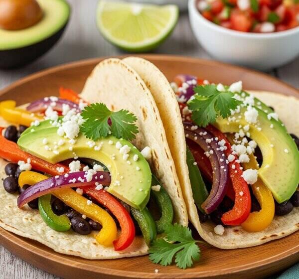 Low Sodium Vegetarian Fajitas (DASH Diet Approved & Flavor-Packed!)