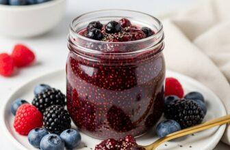 No-Added-Sugar Mixed Berry Chia Jam – Perfect for the DASH Diet