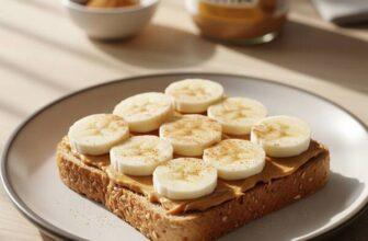 Banana Cinnamon Toast with Peanut Butter – A Low Sodium, DASH-Approved Breakfast