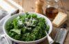 Easy Low Sodium Kale Salad with Pecorino & Black Pepper (DASH Diet Recipe)