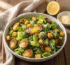 Low Sodium Roasted Brussels Sprouts Caesar Salad – A DASH Diet Win