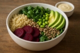 Easy DASH Diet Vegan Grain Bowls for a Low Sodium Lunch