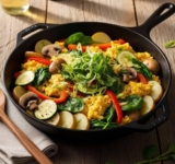 Easy Vegetable & Egg Scramble – Low Sodium, High Protein & DASH Approved