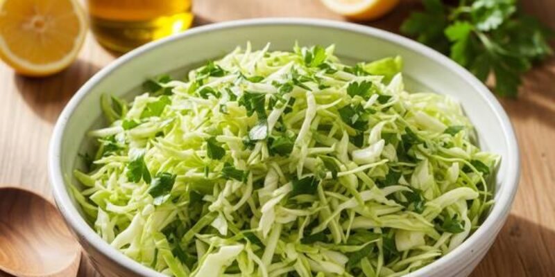 Fresh Cabbage Salad – Low Sodium & Perfect for the DASH Diet