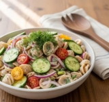 Healthy Cucumber Dill Pasta Salad – A Low Sodium DASH Diet Favorite