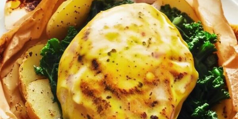 High Protein Tuna with Kale & Potatoes – Creamy Dijon Sauce, DASH Friendly & Low Sodium