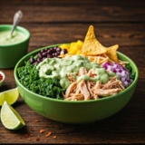 Zesty Mediterranean Chicken & Kale Taco Salad: A Flavor-Packed Recipe to Help Lower Blood Pressure
