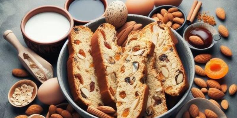 Heart-Healthy Delight: DASH Diet Almond and Apricot Biscotti Recipe