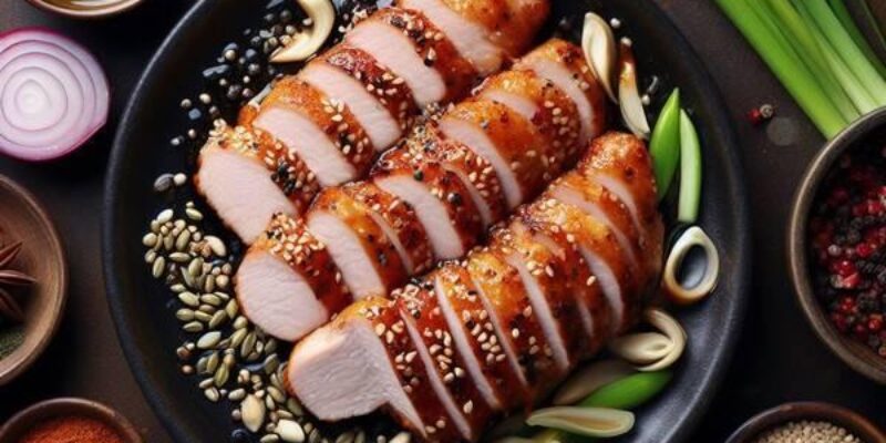 Savoring Heart Health: A Delectable Asian Pork Tenderloin Recipe for High Blood Pressure and the DASH Diet