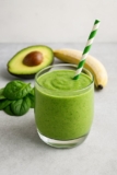 Easy Spinach-Avocado Smoothie Recipe for High Blood Pressure and Low Sodium Living