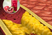 One Cup of Pomegranate Juice Daily. 30% Reduction in Artery Blockage
